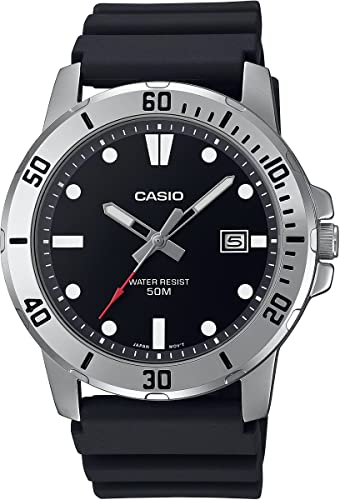 [カシオ] CASIO スタンダード アナログ クオーツ メンズ 腕時計 MTP-VD01-1EV ミリタリー ブラック 海外モデル [並行輸入品]